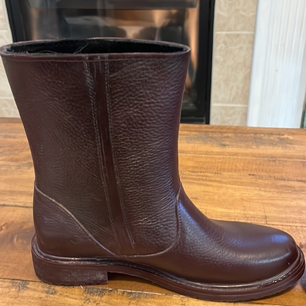 Emu Kerie Australia rubber waterproof boots, size 7 women, color Wine - Picture 8 of 14